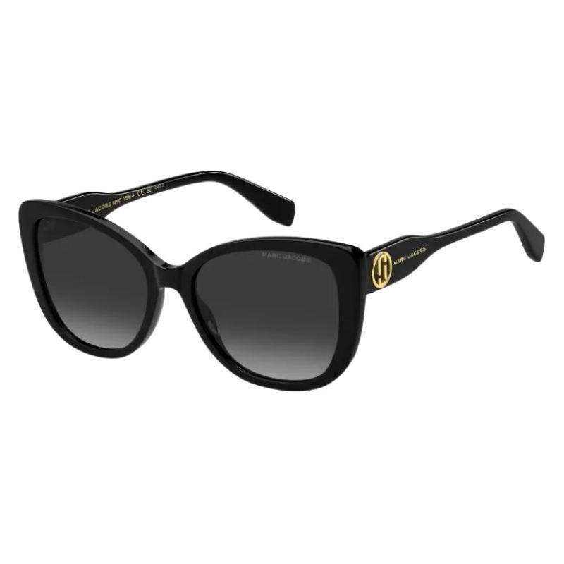 Marc Jacobs Elegant Acetate Irregular Sunglasses Women s Black MARC815S