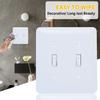 Upgrades Two Position Toggle Switches Plate Electrical Accessory with Quick Installation for Wall Outlets & Appliances