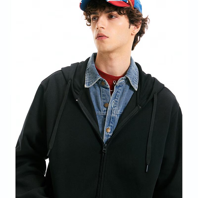 Fingercroxx Men's Casual Zip-Up Hoodie