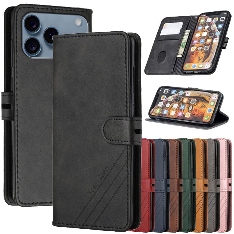 Custodia Air 17 On per iPhone 17 16e Custodia i phone 17 iphone17 16 15 14 Plus 13 Pro Max Custodia Portafoglio Copertura Magnetica in Pelle Flip Coque