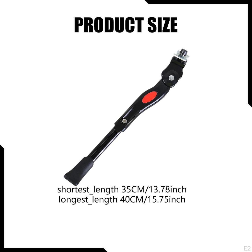 Bicycle Kickstand Bike Kick Stand for 16"-20" Bikes Parking Rack Support Bracket Anti Slip