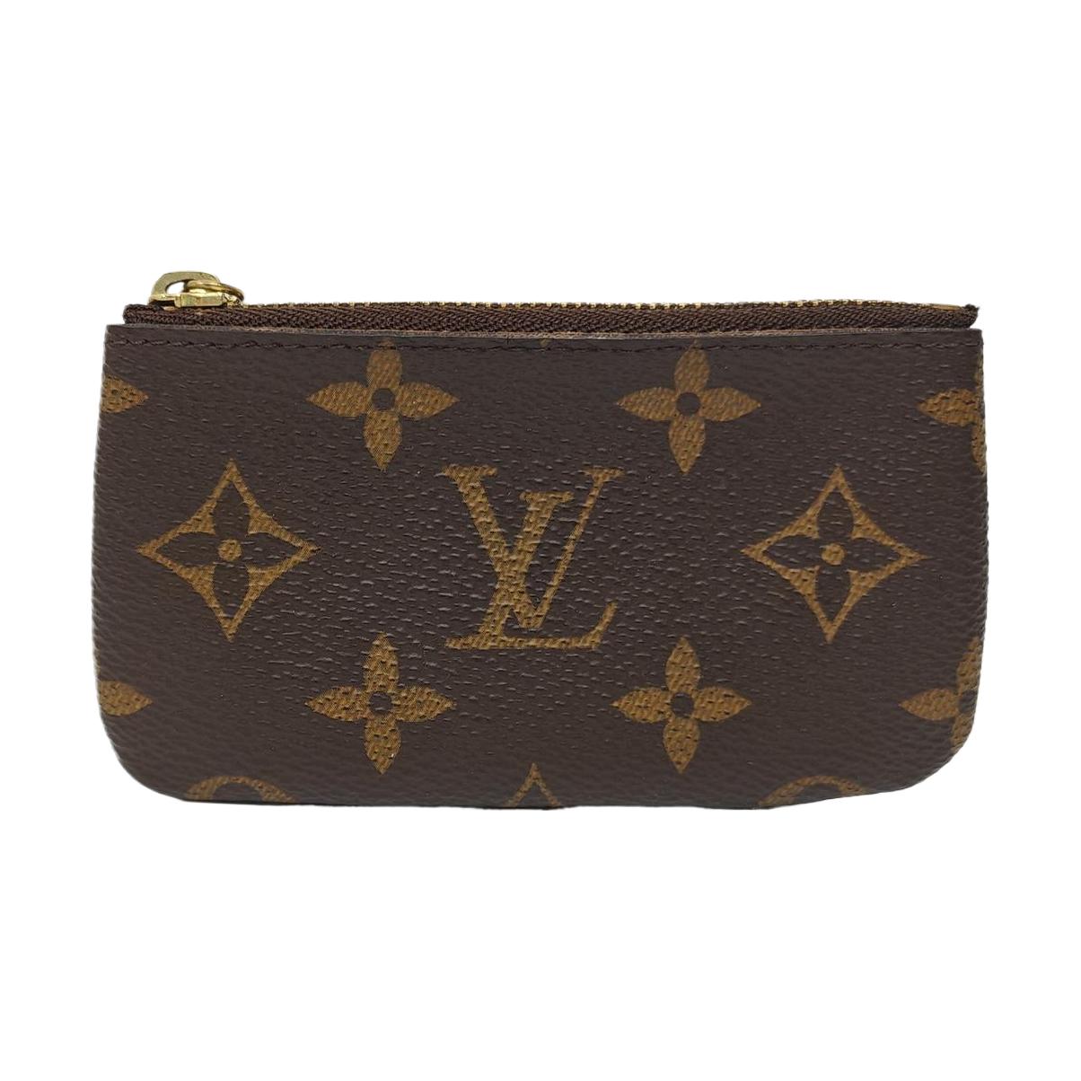[Pre-Owned] Louis Vuitton Key Pouch  Brown Monogram Canvas  - Very Good #18GVEU5 ONE SIZE