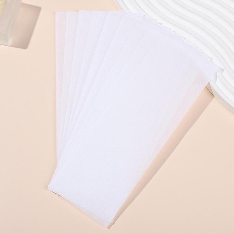 10/50/80/100 Pezzi Carta Cerata Strisce Professionali per Depilazione Ceretta Tessuto Non Tessuto Fogli Cerati Depilatorio Strumento di Bellezza Rimozione