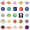 50 Creative Planet Stickers Diy Children'S Room Water Cup Skateboard Decoration Non-Repeating Stickers