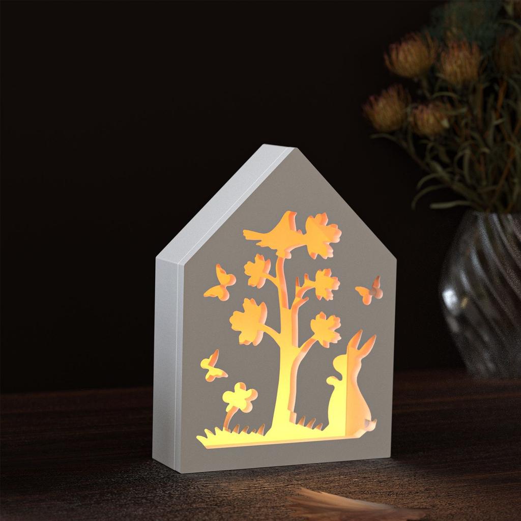 Easter Birds, Rabbits, Flowers, Trees, Atmosphere Lights, House Silhouettes, Ornaments, Plaster Silicone Molds