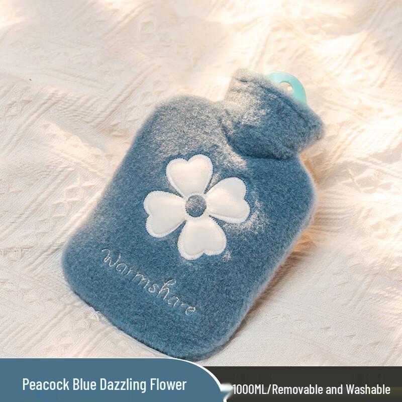

Thickened Explosion-Proof Hot Water Bottle with Lamb Velvet Cover