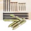 10pcs 6*40mm Dowel Screw Woodworking Furniture Connector Double Ended Screw