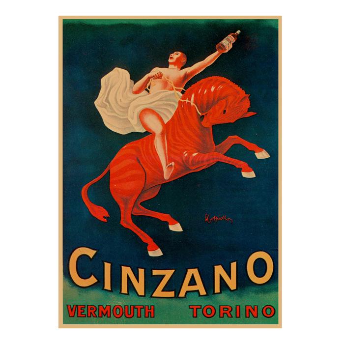 Decorazione Poster Vintage Bar da Cocktail Retrò & Nightclub