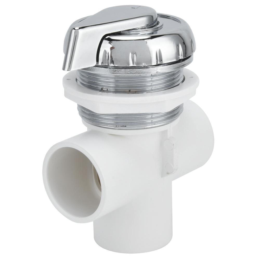 Massage Outlet Compatible Water Diverter Valve Three Port Design Bathtub Converter Bathtub Use