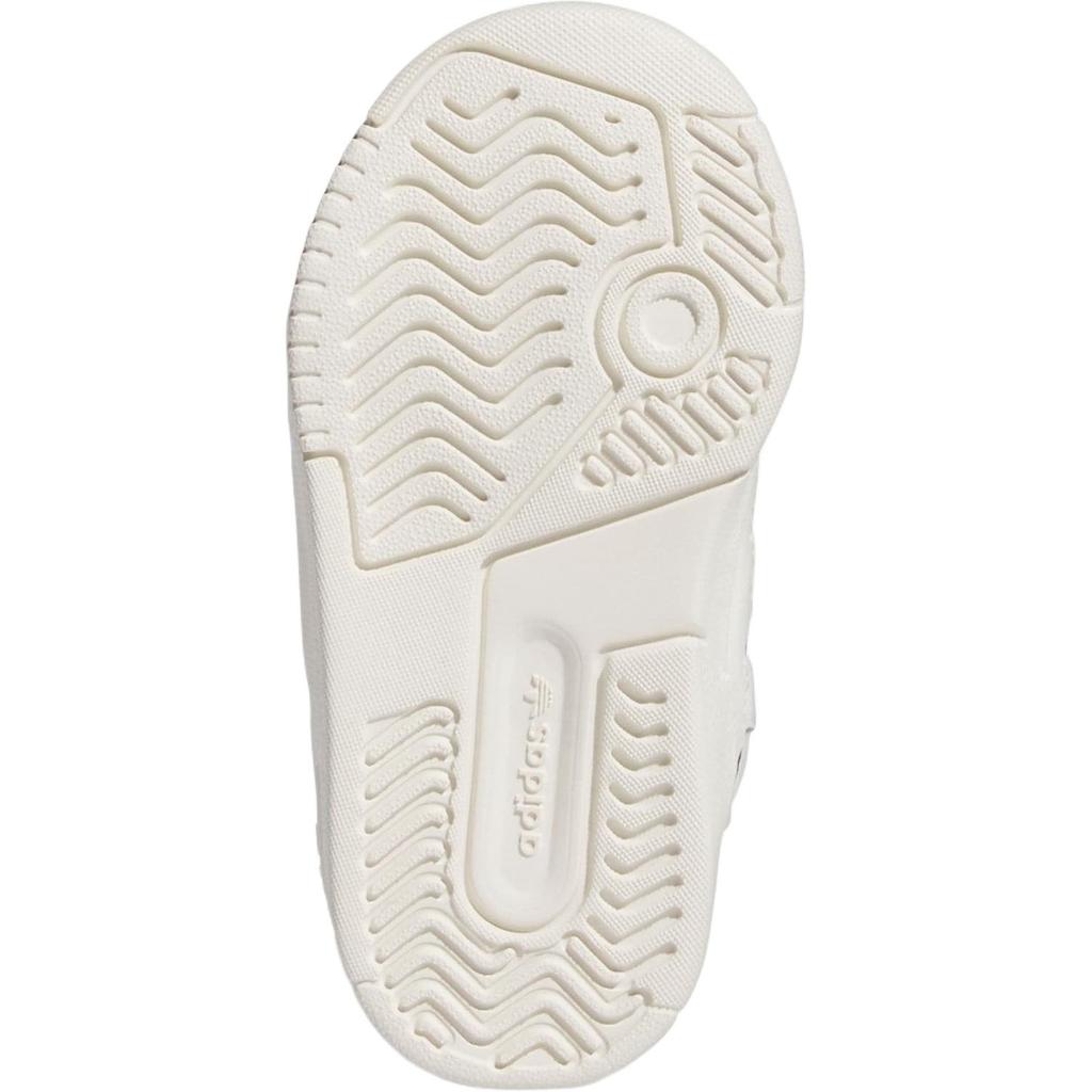 adidas Originals Drop Step Se Comfortable Versatile Anti-Kick Shock Absorbing High-Top Walking Shoes Baby Shoes White Blue IH2184
