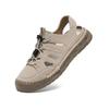 Men Sandals Split Leather Sandals Slides Breathable Rome Male Summer Outdoor Beach Slippers Soft Hot Sale Men Beach Sandals