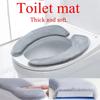 Toilet Lid Cover Adhesive Warm Bathroom Accessories Toilet Mat Seat Case Lid Pad Toilet Seat Cover