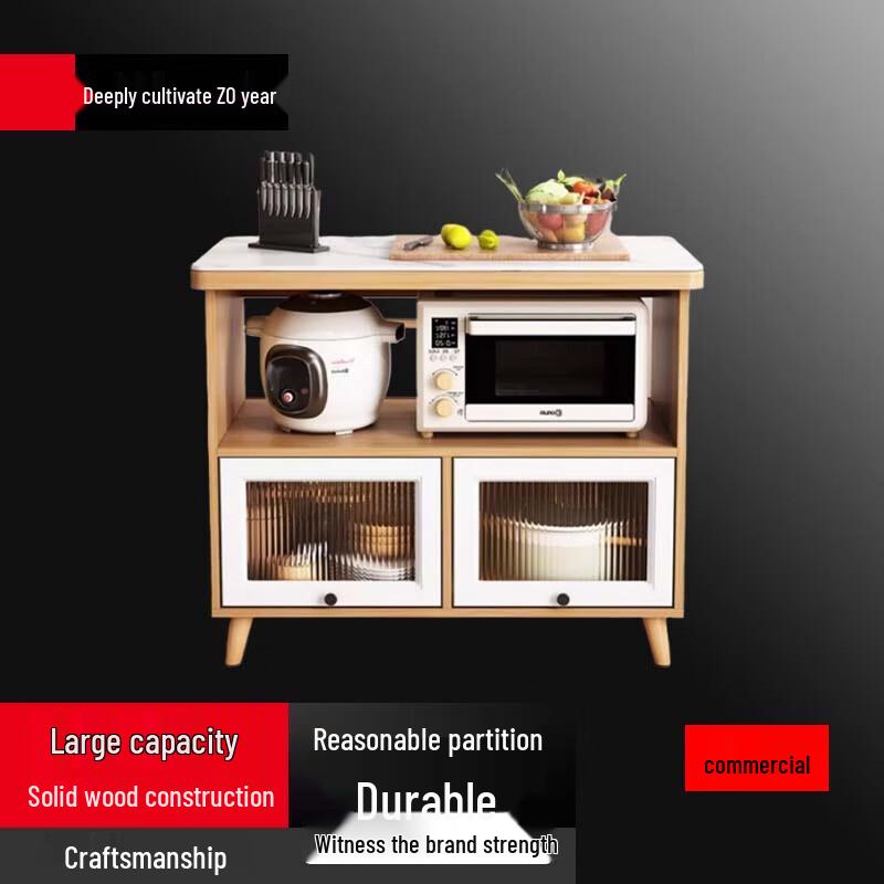 

120x40x80cm 2-Tier Carbon Steel Kitchen Storage Rack