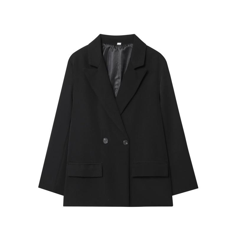 European & American Style 2025 Autumn/Winter Oversized Double-Breasted Casual Blazer