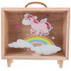 Large Capacity Cute Piggy Bank Creative Desktop Decoration Money Box Wooden Saving Box