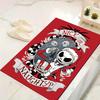 1Pc Nice Naughty Christmas Rug Office Carpet Indoor Outdoor Doormat Nonslip Soft Comfortable Living Christmas Halloween Xmas Gift D924511