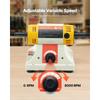 SucceBuy Bench Buffer Polisher 1/2HP 0 to 8000RPM with 4"Cloth Wheel 3"Grinding Wheel 3"Fiber Wheel for Metal Jewelry Plastic