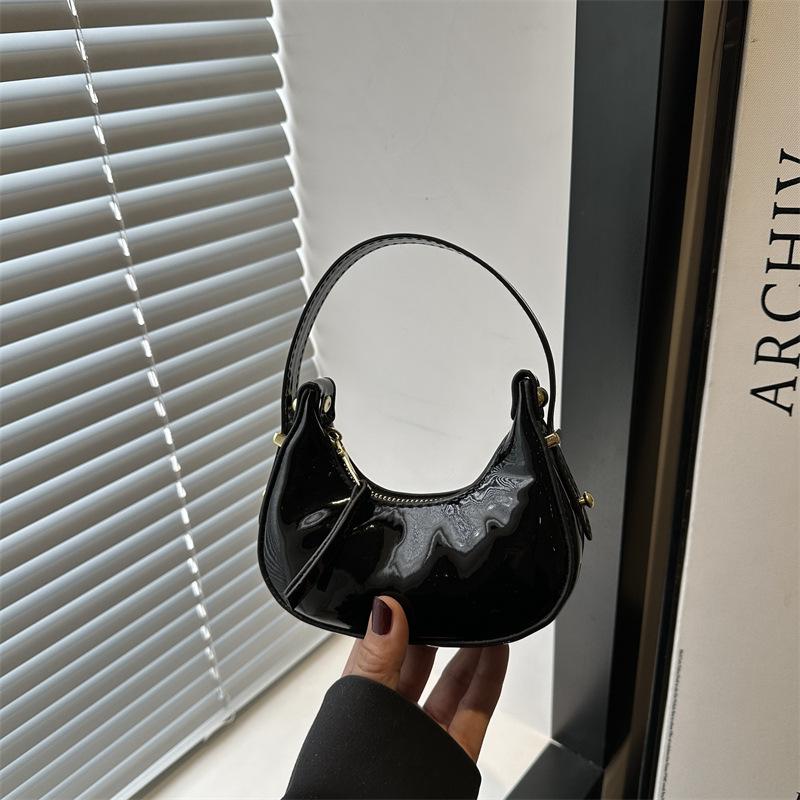 

Мини-сумка лето новая популярная маленькая изысканная сумочка однотонная помада кошелек для мелочи аксессуары чёрный