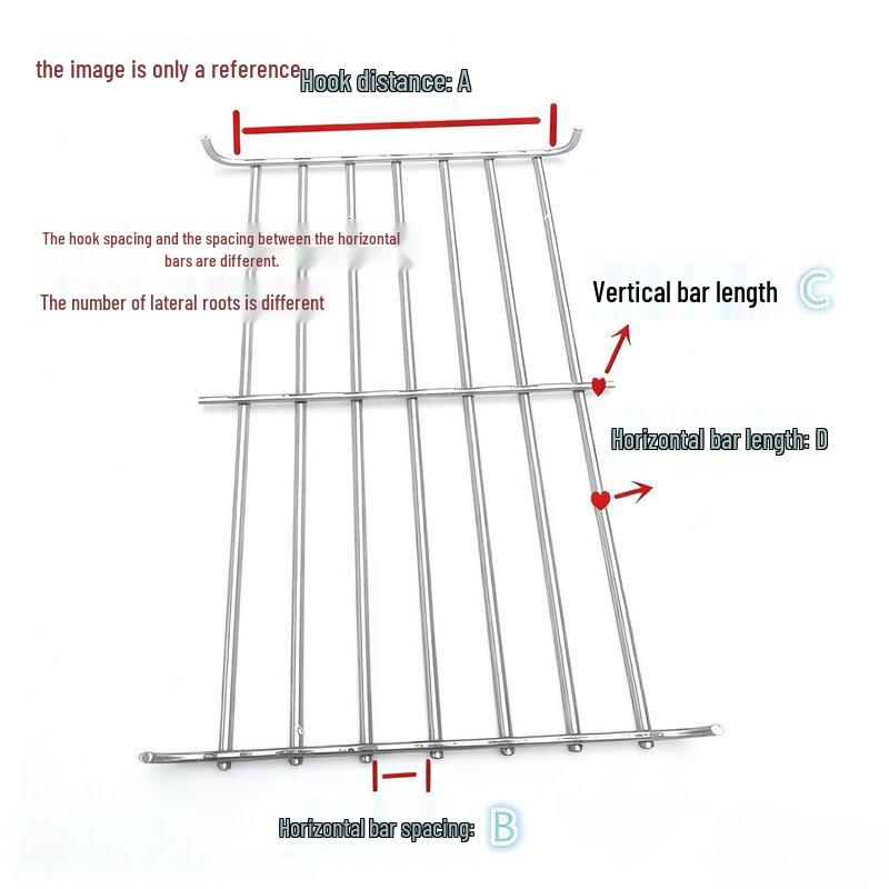 Yuzhuxun Stainless Steel Rectangular BBQ Grill Net