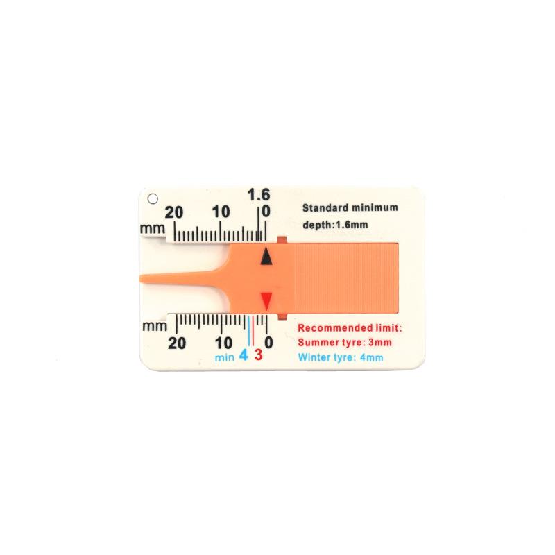 

Car Tester Tire Depth Ruler Tire Thickness Gauge for Cars Tyre Ruler Tread Depth Accurate Measurement Tools Car Inspection Tools жовтий