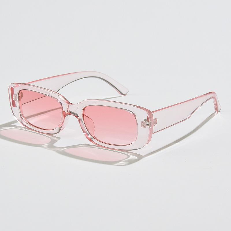 Retro Small Frame Sunglasses Men'S And Women'S Tide Rectangular Sunglasses Street Shot Sunglasses S9071