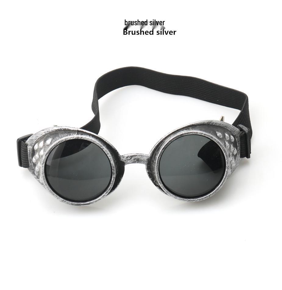 European Steampunk Retro Goggles - Round Eye Mask Sunglasses for Halloween Party