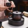 Chinese Traditional Purple Pottery Teapot Handmade Tea Pot Travel Portable Filter Kettle Beauty Tea Infuser Household Teaware
