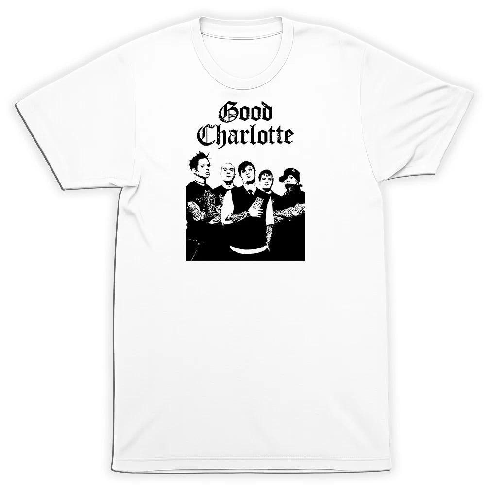 Good Charlotte Band Members Standing T-Shirt Punk Alternative Rock Tee XL