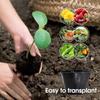 50pcs Garden Black Soft Plastic Seedling Bag Plant Nursery Pots Thickened Seed Starting Pot Flower Vegetable Independent Box