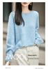 2026 Autumn/Winter Women's Cashmere Wool Long Sleeve Round Neck Knitwear Sweater