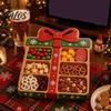 Party Supplies for Home Office Christmas Snack Serving Tray, Divided Holiday Appetizer Platter, Cute Snowman/Tree/Penguin/Cow Shaped Seasonal