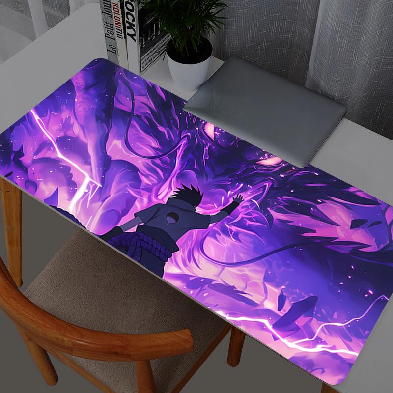 

Naruto Sasuke Mouse Pad Anime Gaming Accessories Large Carpet Gamer PC Computer Mouse Pads Keyboard Desk Mat Mausepad 30x60x0.2cm