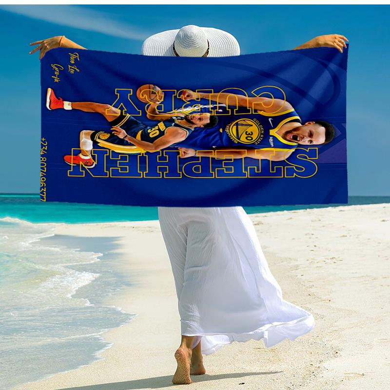 Curry Fashion Beach Towel: Ideal for Summer Adventures Soft, Absorbent and Quick Drying Suitable for Swimming and Bathing
