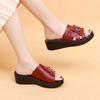 Fashion Shoes Wedge Heel Slides High Up To 5cm Women's Slippers and Ladies Sandals New Fashion Waterproof Summer Sale Non Slip Style