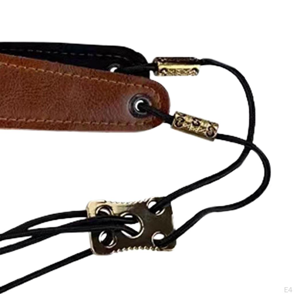 Saxophone Strap Alto Saxophones Convenient Ergonomic Wide Adjustable Sax Neck PU Leather