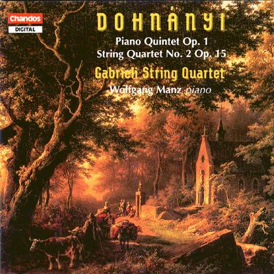 CD DOHNÁNYI, GABRIELI STRING QUARTET,  - Piano Quintet Op. 1 / String Quarte CHAN8718 Chandos 1989 UK Classical Used