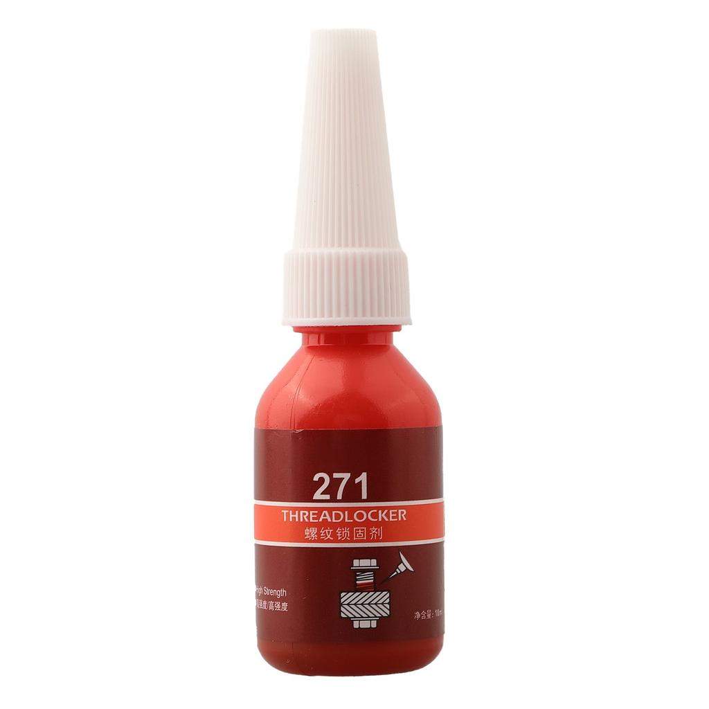 High Strength Thread Locking Glue Red Locking Glue 271 Threadlocker 271 10ml High Strength Glue for Permanent Metal Sealing