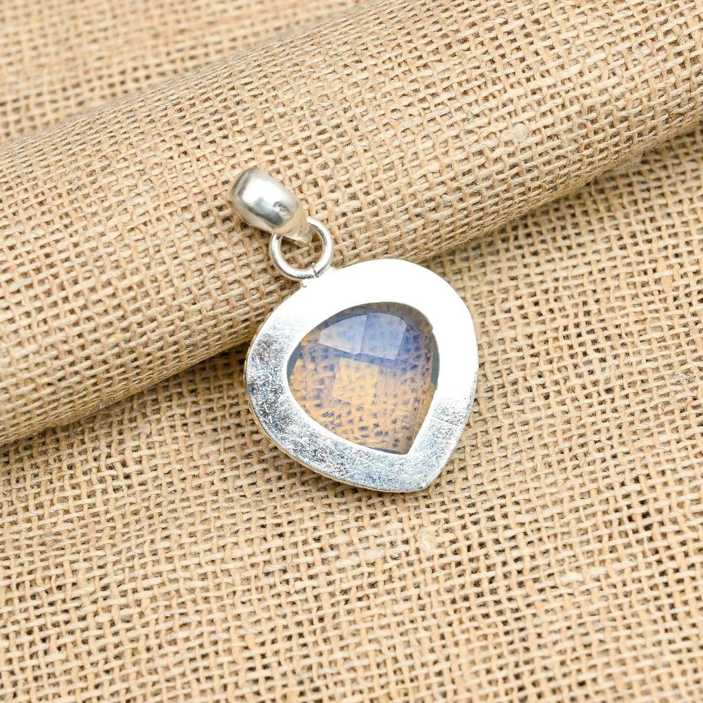 Fantastic Milky Opal Gemstone Handmade 925 Solid Sterling Silver Jewery For Wedding Gift