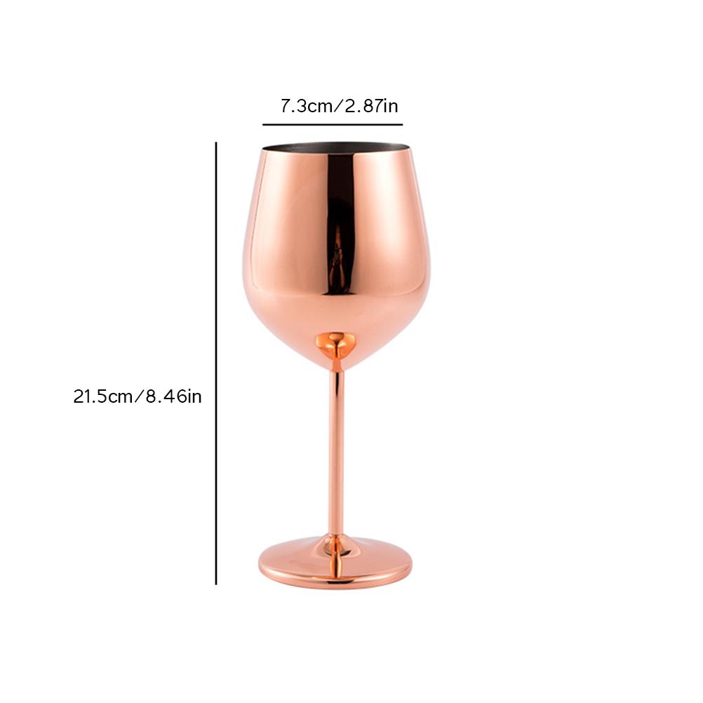 500ml Stainless Steel Red Wine Glass Goblets Juice Drink Goblet Party Barware Kitchen Tools