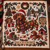 Handmade Christmas Decoration Projects Animal Cross Stitch Kit, Holiday Embroidery Starter Seasonal Present for Friends Pattern, Festive Craft