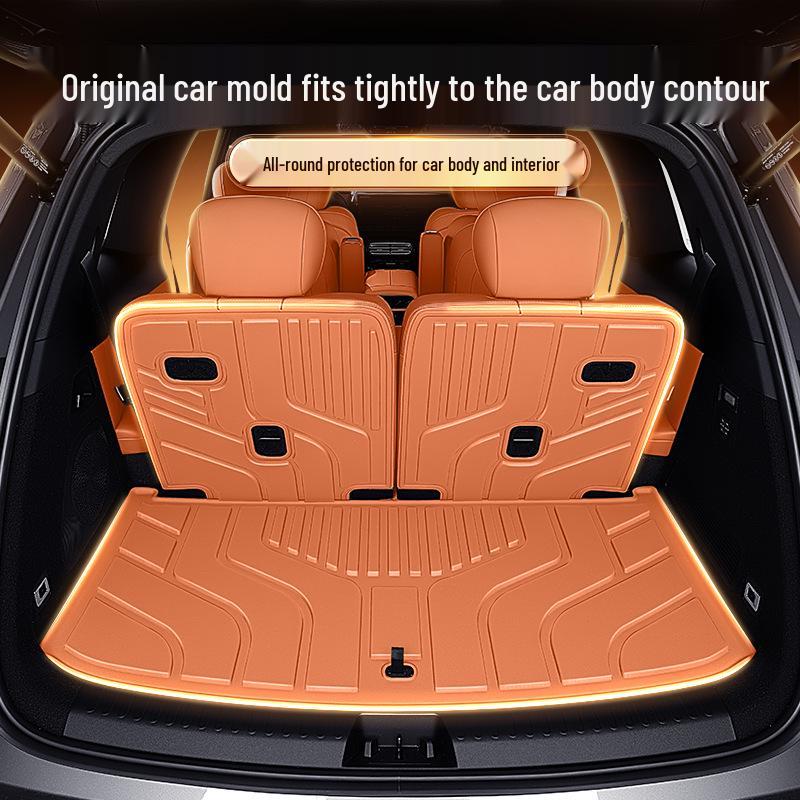 Tailored TPE Trunk Mat for Geely Galaxy M9 Six-Seater - Car Tail Box Modification Accessory