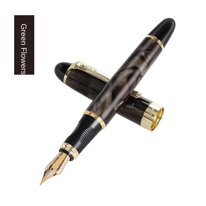 Jinhao X450 Fountain Pen Iraurita Nib Full Metal Golden Clip Luxury Pens Student Gift Stationery Office School Supplies