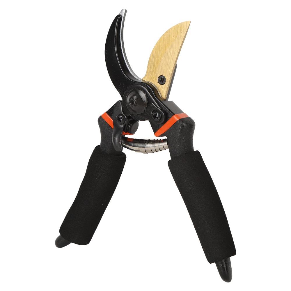 Black and Golden Garden Pruning Shears Bypass Design Garden Clippers Professional Bonsai Cutters