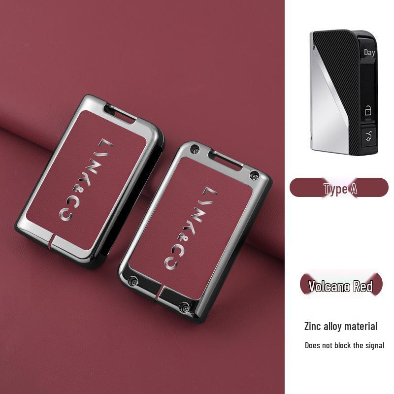 

Чехол для ключа автомобиля Lynk & Co 01: Металлический корпус, сумка с замком против потери, высококачественные мужские аксессуары для ключей