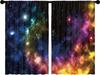 Galaxy Outer Space Curtains Colorful Nebula Window Bedroom Living Room Universe Planets Fantasy Starry Boys Teen Made Of Polyester Area Treatment