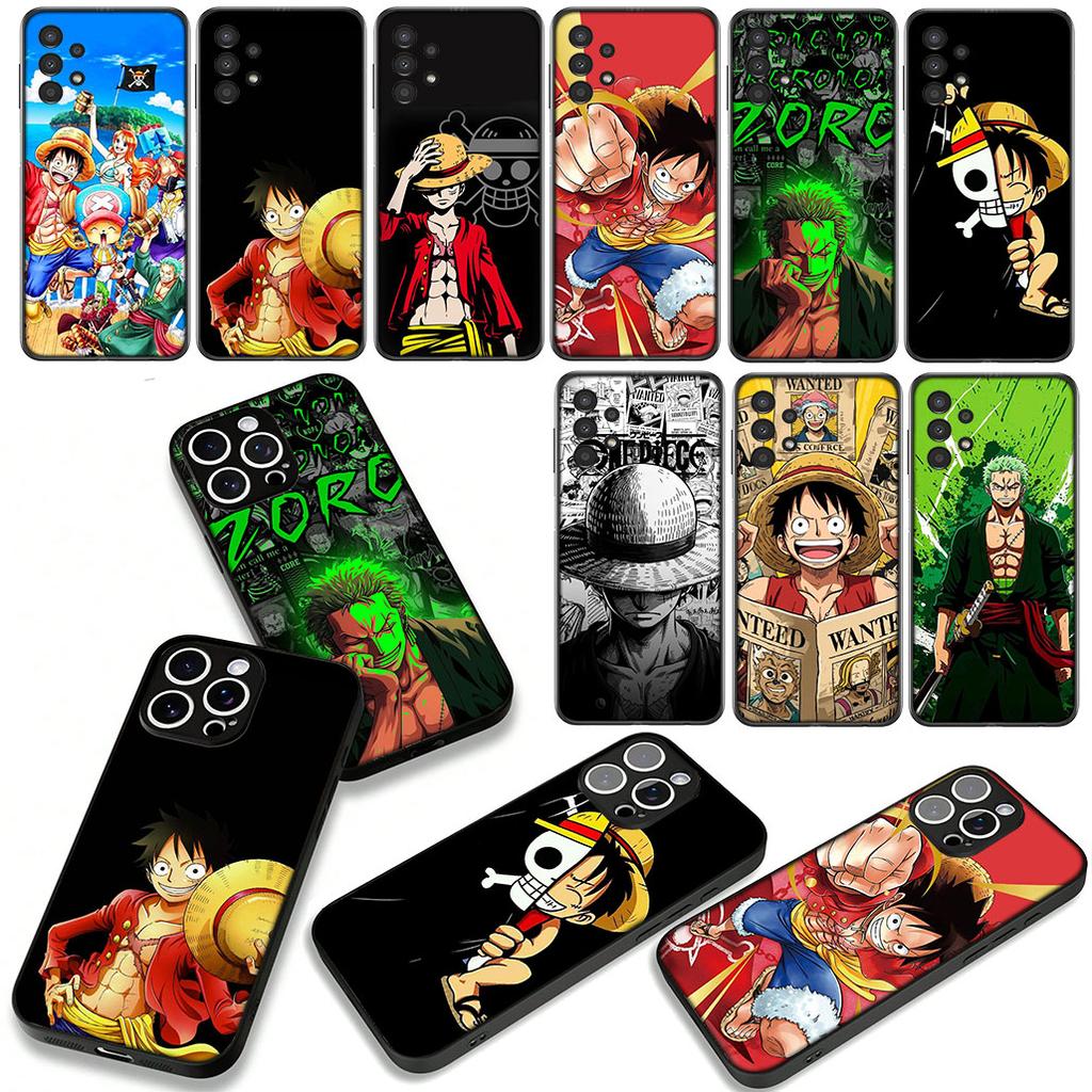 Sanji ONE PIECES Luffy Zoro Case for Samsung Galaxy A07 A13 A12 A14 A23 A42 A50 A51 A52 A53 A70 A71 A72 A21S A04 Note 20 9 8 10