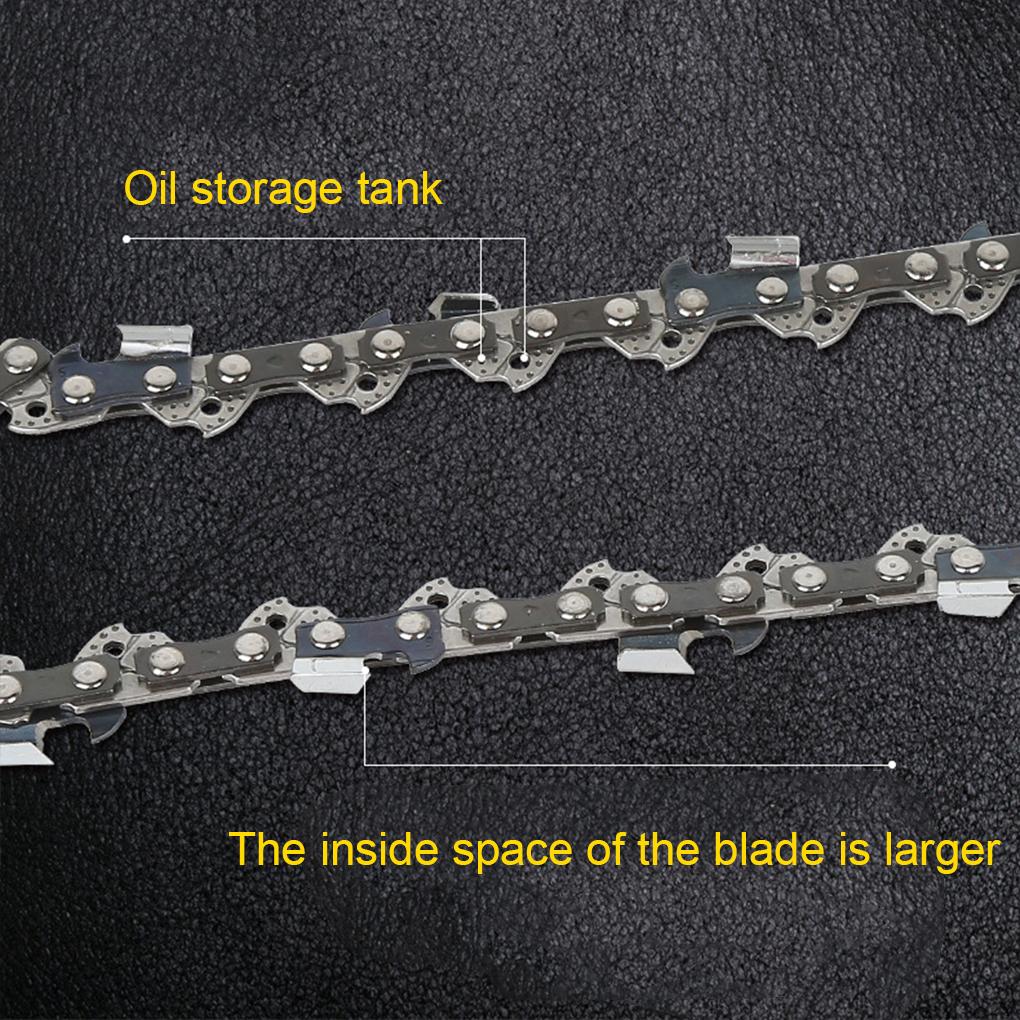 Chain 10/12/14/16/18/20 Inch Alloy Electric Saw Chain Bar Pitch 3/8 Inch Gauge 40/53/59 Drive Rod