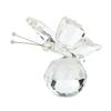  Crystal Butterfly with Crystal Ball Base Figurine Collection Statue Collectible