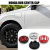 4PCS 56/58/60/69mm Car Wheel Center Hub Cap Cover Sticker Styling Accessories For Honda Civic 10th 11th Gen Hrv Jazz City Accord