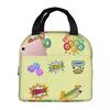 Bingo Queen Print Insulated Lunch Bag for Women Kids Portable Food Boxes Thermal Lunch Box Tote